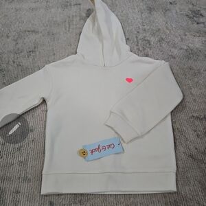 Cat & Jack Toddler Girl's‎ "All The Love" Sweatshirt Size 3T, Ivory